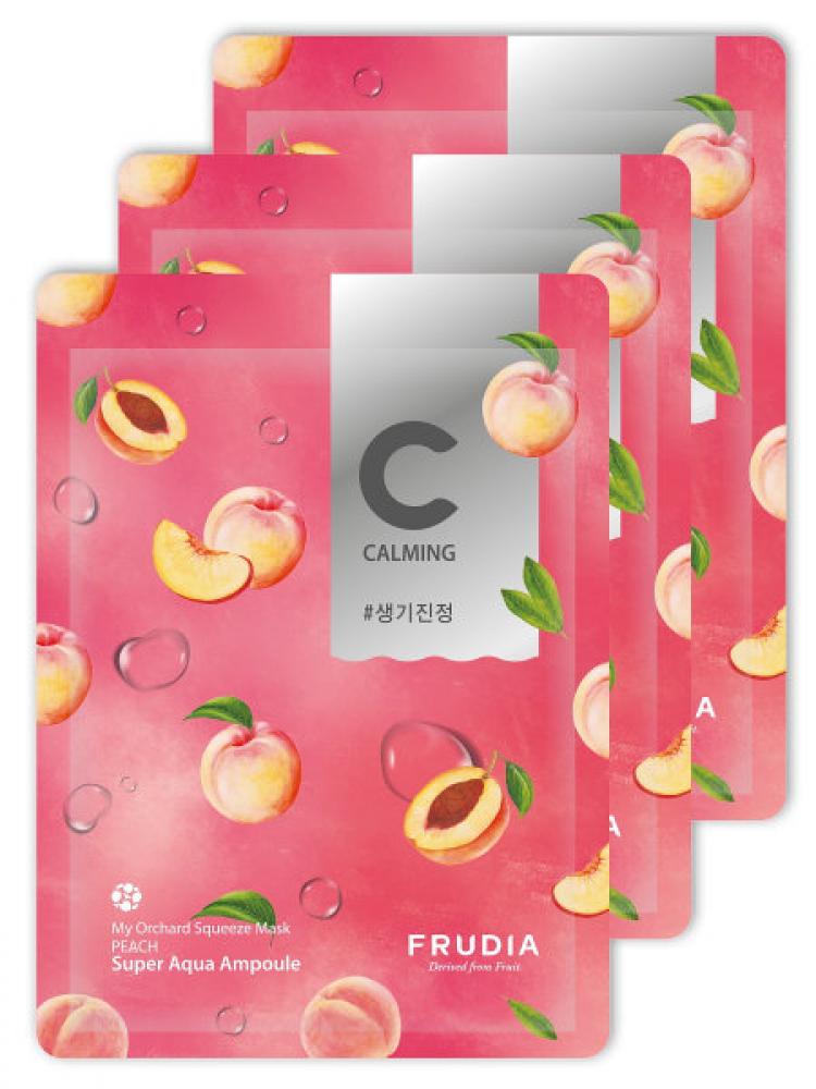 Питательная маска для лица с персиком Фрудиа FRUDIA My Orchard Squeeze Mask Peach 