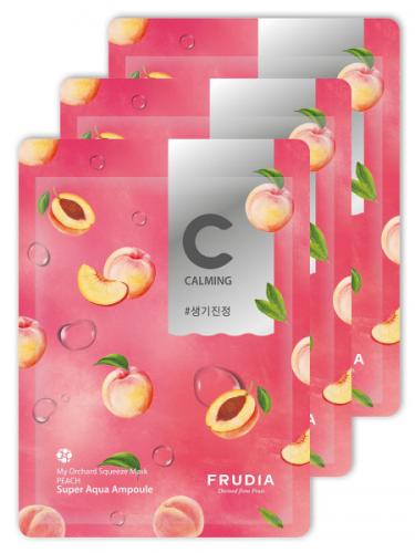 Питательная маска для лица с персиком Фрудиа FRUDIA My Orchard Squeeze Mask Peach 