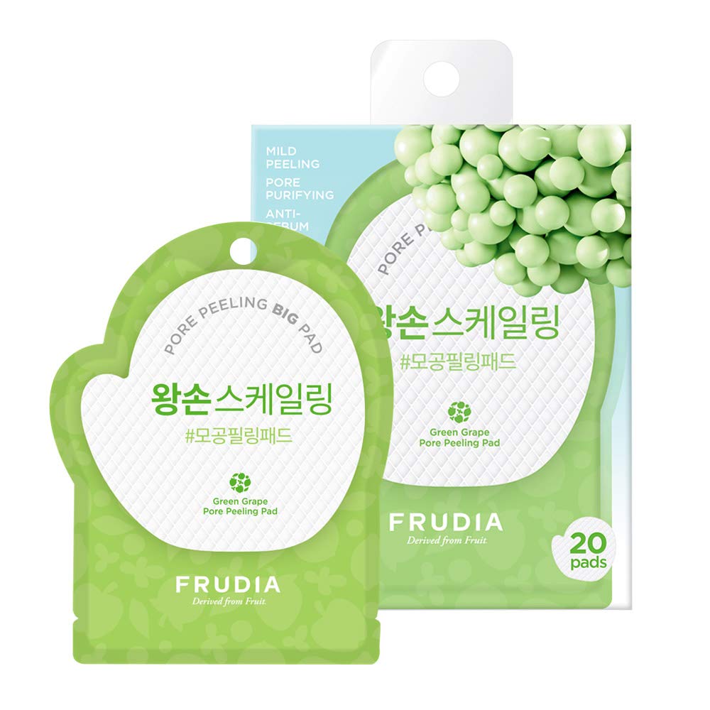 Фрудиа Отшелушивающие диски с зеленым виноградом (саше) Frudia Green Grape Pore Peeling Pad (Pouch)
