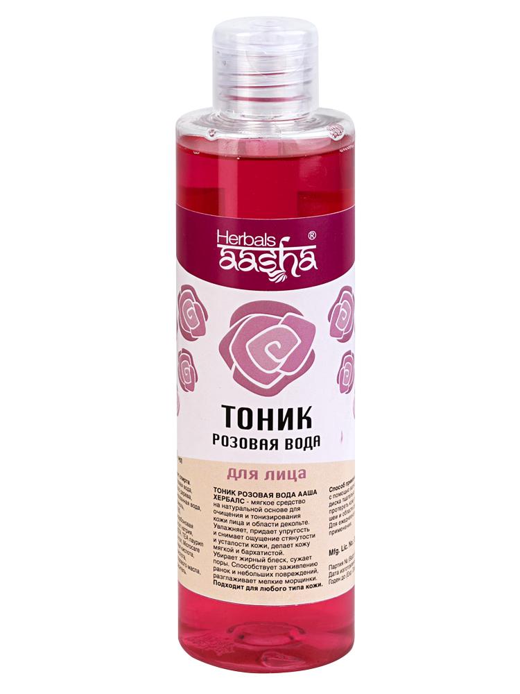 Тоник Розовая вода Ааша Хербалс Aasha herbals 200мл