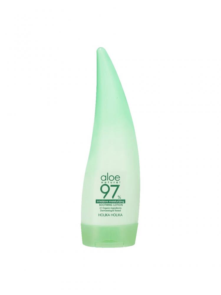 Интенсивно увлажняющий кремовый лосьон для лица и тела  Aloe 97% Soothing Lotion (Intensive) Holika Holika Aloe 97% Soothing Lotion Intensive Moisturizing (240 мл)