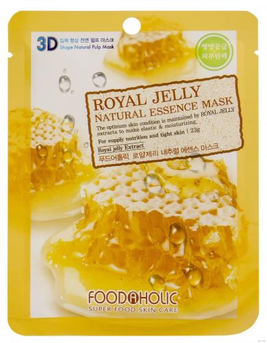 Маска для лица FoodaHolic Royal Jelly Natural Essence Mask, 23мл, FoodaHolic