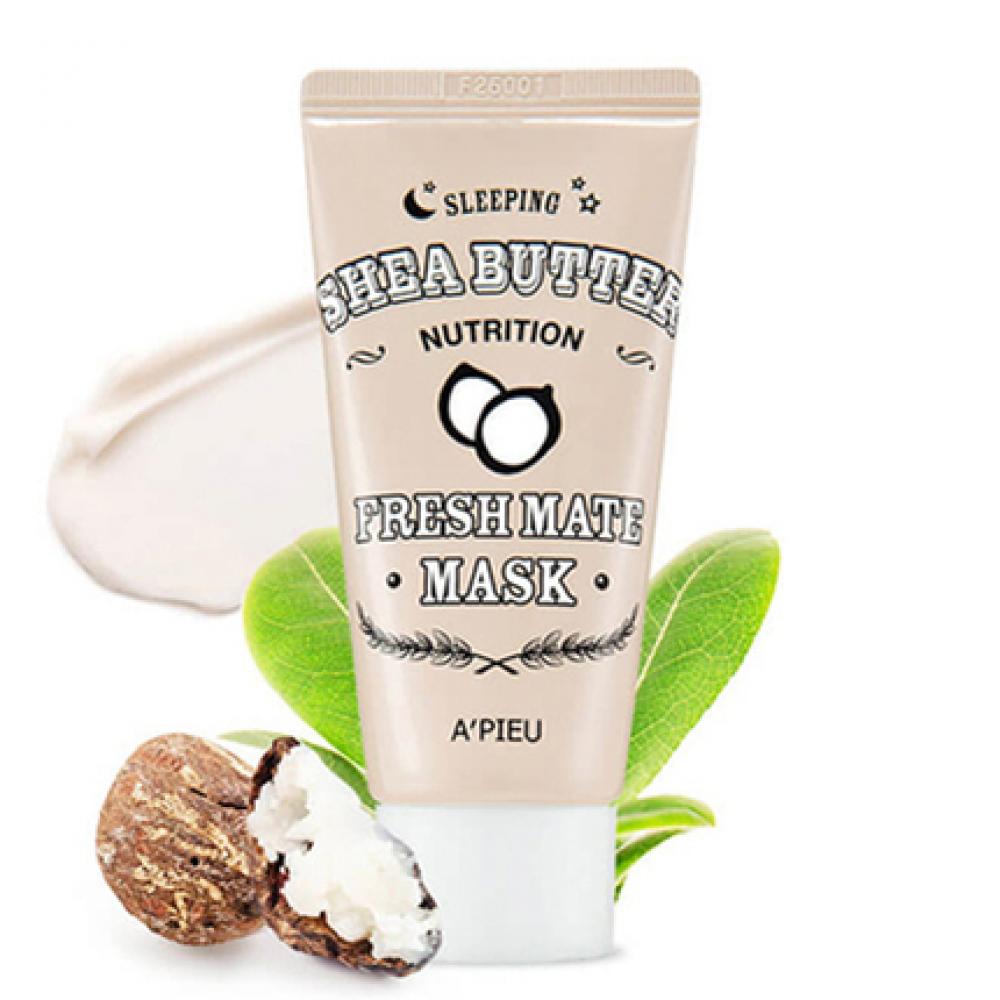 Питательная ночная маска для лица A'PIEU Fresh Mate Shea Butter Mask (Nutrition) (50 мл)