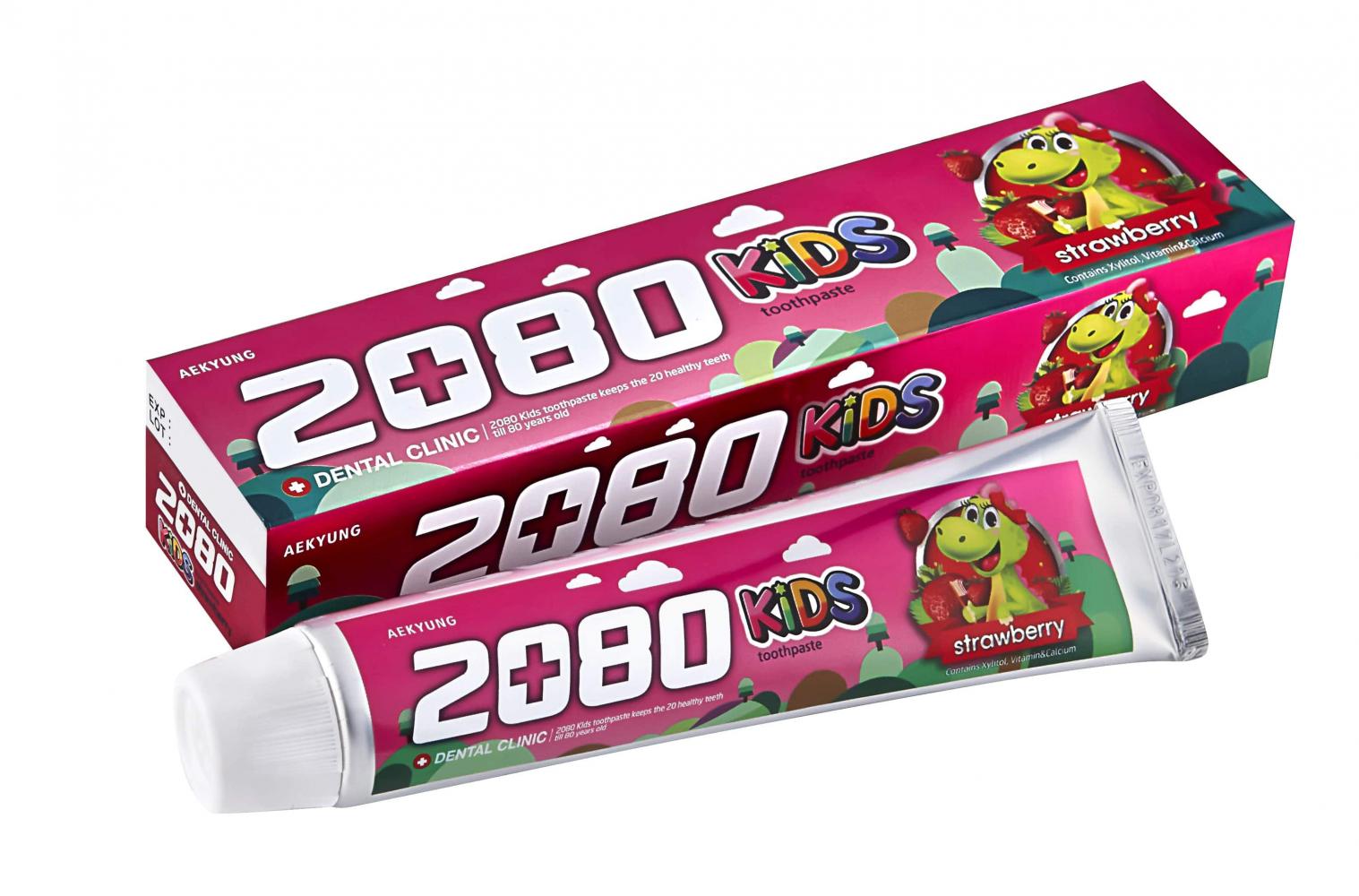 Детская зубная паста DC 2080 со вкусном клубники (80 г)
