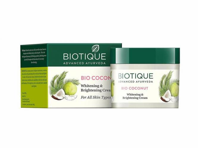 Крем для лица Био Кокос для всех типов кожи (Bio Coconut Whitening&Brightening Cream), 50мл