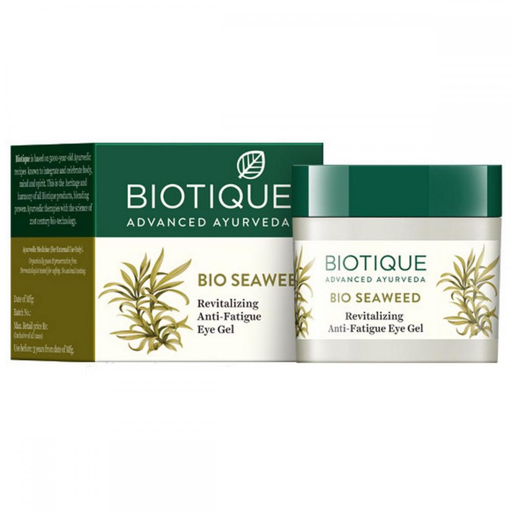 Гель для кожи вокруг глаз Биотик Био Водоросли (Biotique Bio Seaweed Revitalizing Anti-Fatigue Eye Gel), 15г