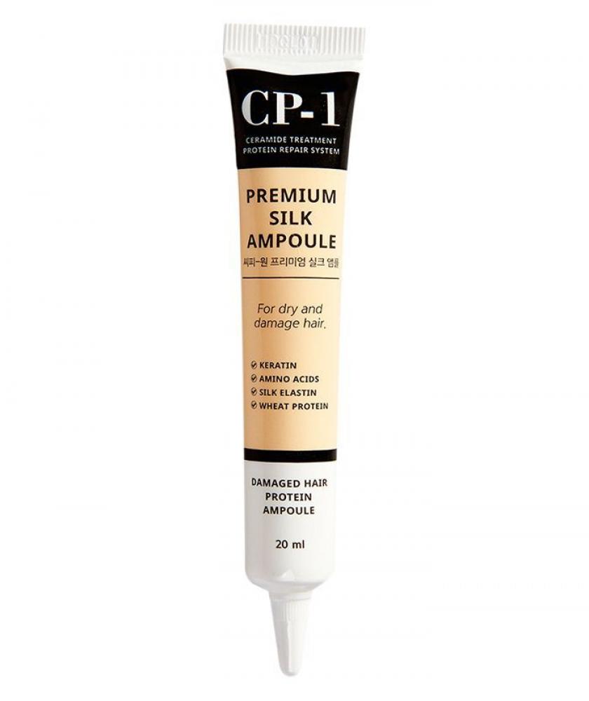 Несмываемая сыворотка для волос с протеинами шелка Esthetic House CP-1 Premium Silk Ampoule (20мл*1 шт)