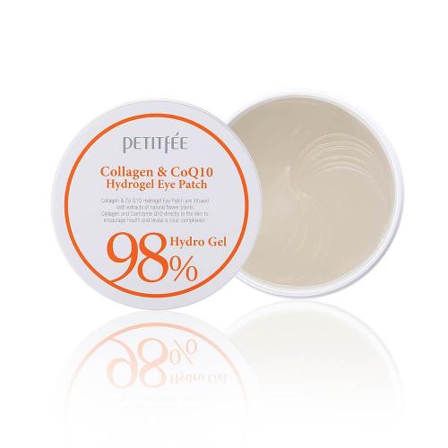 Гидрогелевые патчи для глаз с коллагеном и коэнзимом Q10 Petitfee Collagen & Co Q10 Hydroge Eye Patch (60 шт)