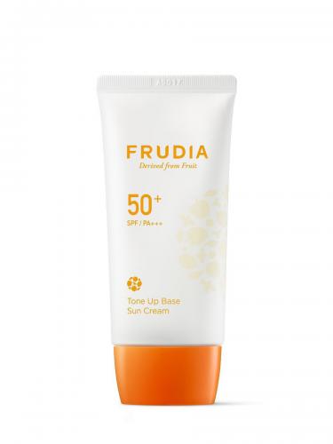 Солнцезащитная тональная крем-основа SPF50+/PA+++ Frudia Tone Up Base Sun Cream SPF50+ 50 мл