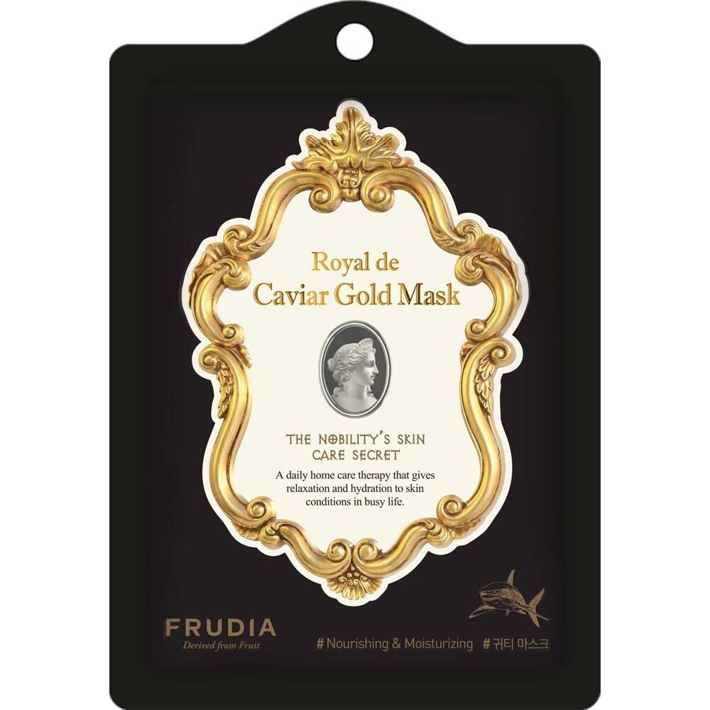 Омолаживающая маска с экстрактом икры и золотом Frudia Royal de Caviar Gold Mask 20 мл