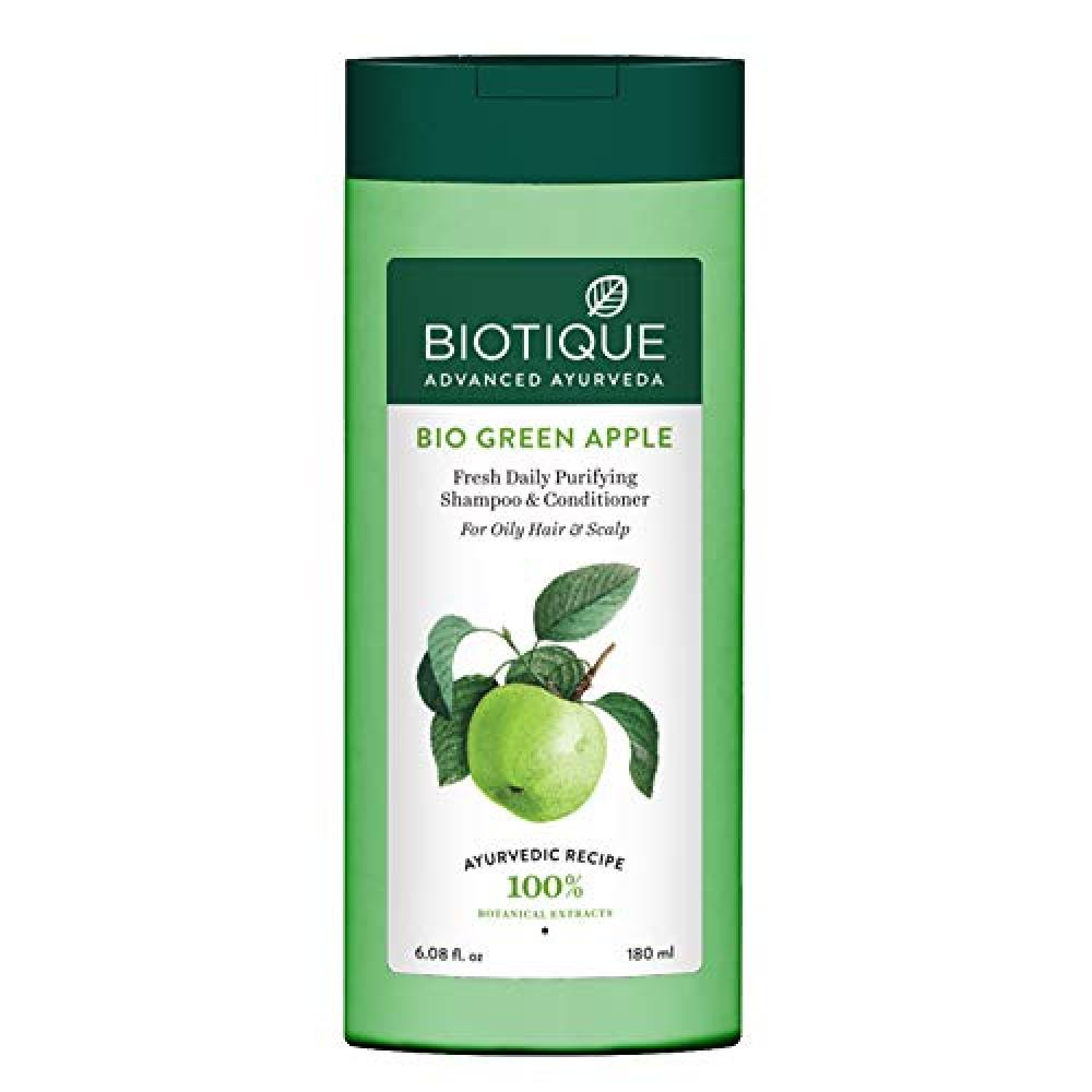 Bio Green Apple Shampoo & Conditioner/Биотик Шампунь и Кондиционер Зеленое Яблоко 180мл
