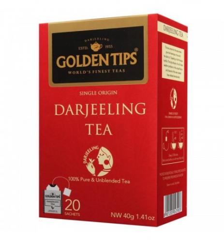 Golden Tips Darjeeling Black Tea Bags / Черный чай "Дарджелинг" (20 пакетиков)