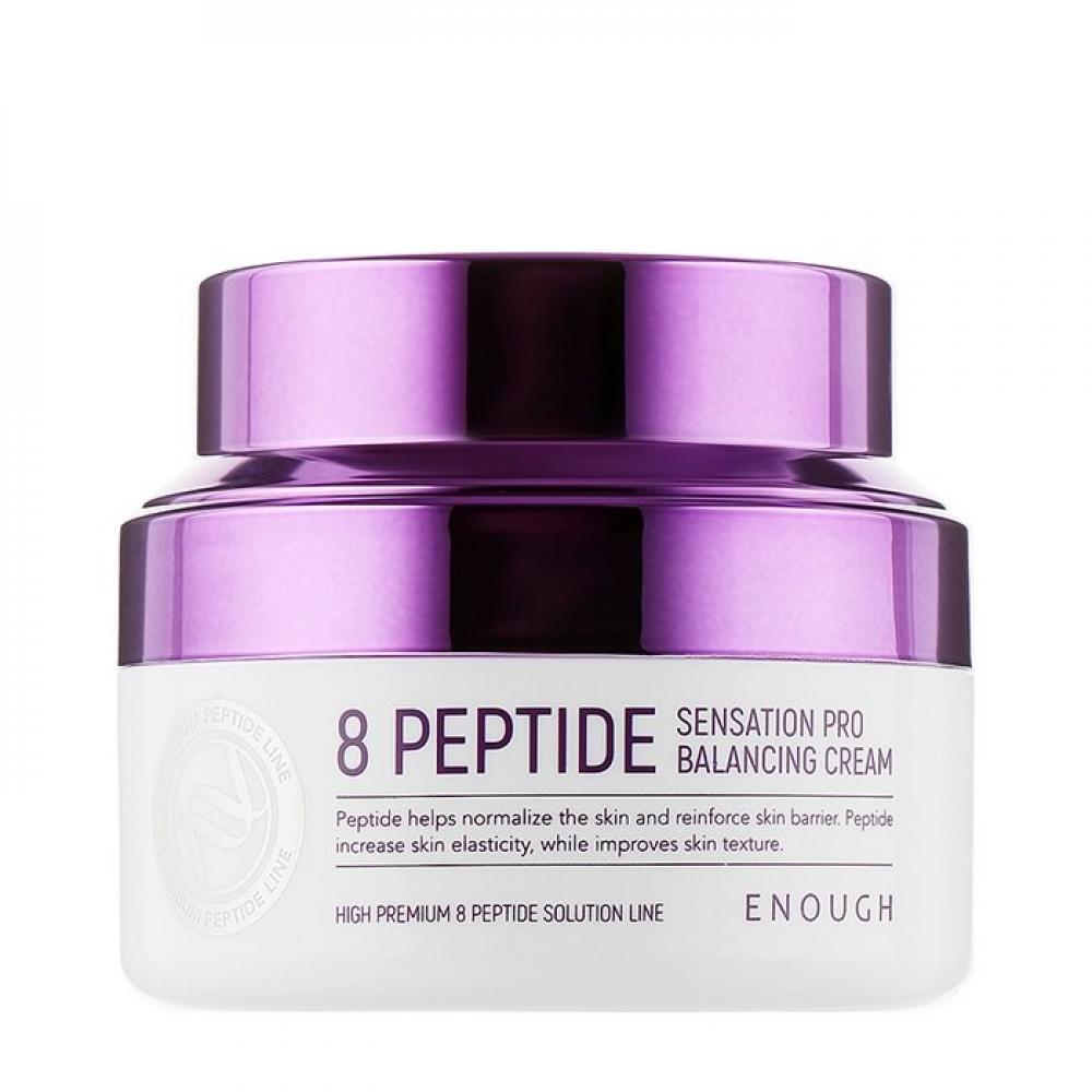 Омолаживающий крем для лица с пептидами Enough 8 Peptide Sensation Pro Balancing Cream (50 мл)