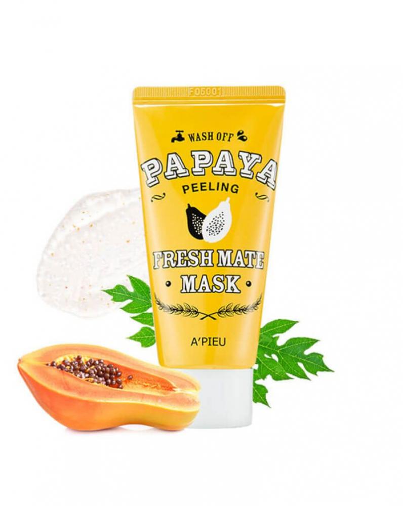 Очищающая маска для лица A'PIEU Fresh Mate Papaya Mask (Peeling) 50мл