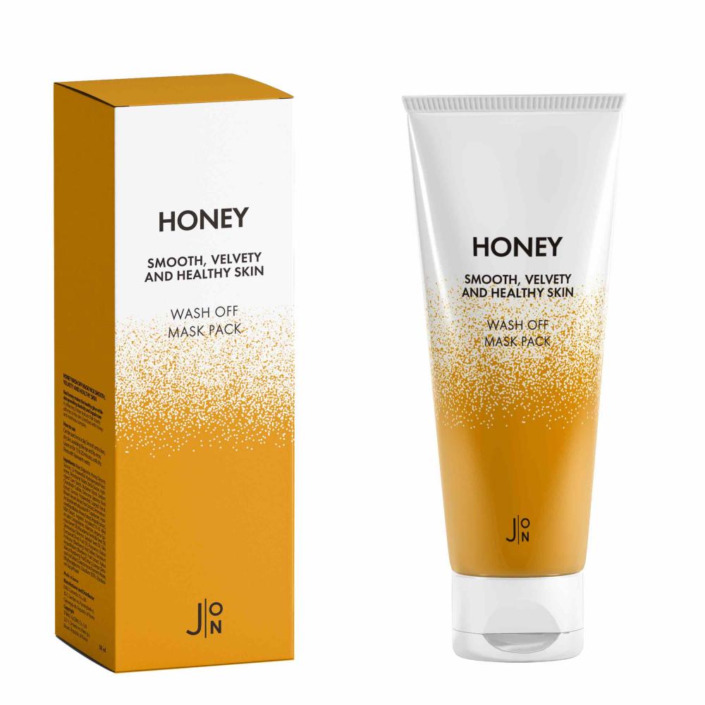 [J:ON] Маска для лица с медом Honey Smooth Velvety and Healthy Skin Wash Off Mask Pack, 50 гр