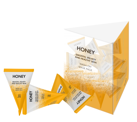 [J:ON] Маска для лица с медом Honey Smooth Velvety and Healthy Skin Wash Off Mask Pack, 1 шт * 5г