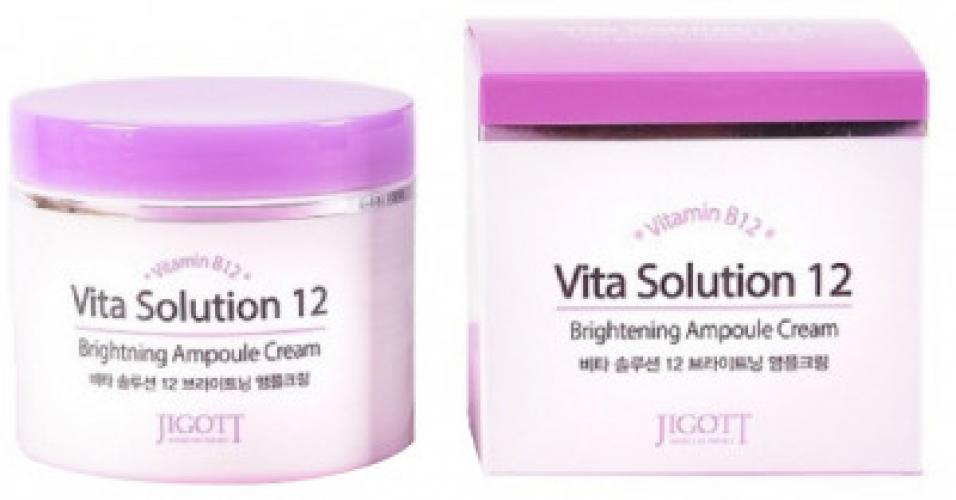 Крем для лица СИЯНИЕ Vita Solution 12 JIGOTT Brightening Ampoule Cream, 100 мл