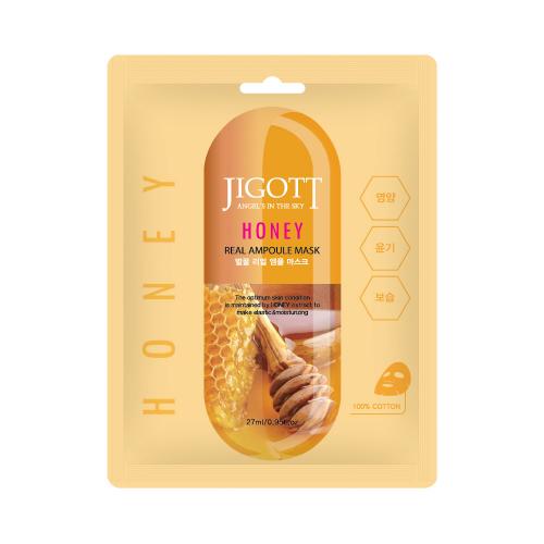 Тканевая маска для лица МЕД JIGOTT HONEY Real Ampoule Mask, 1 шт