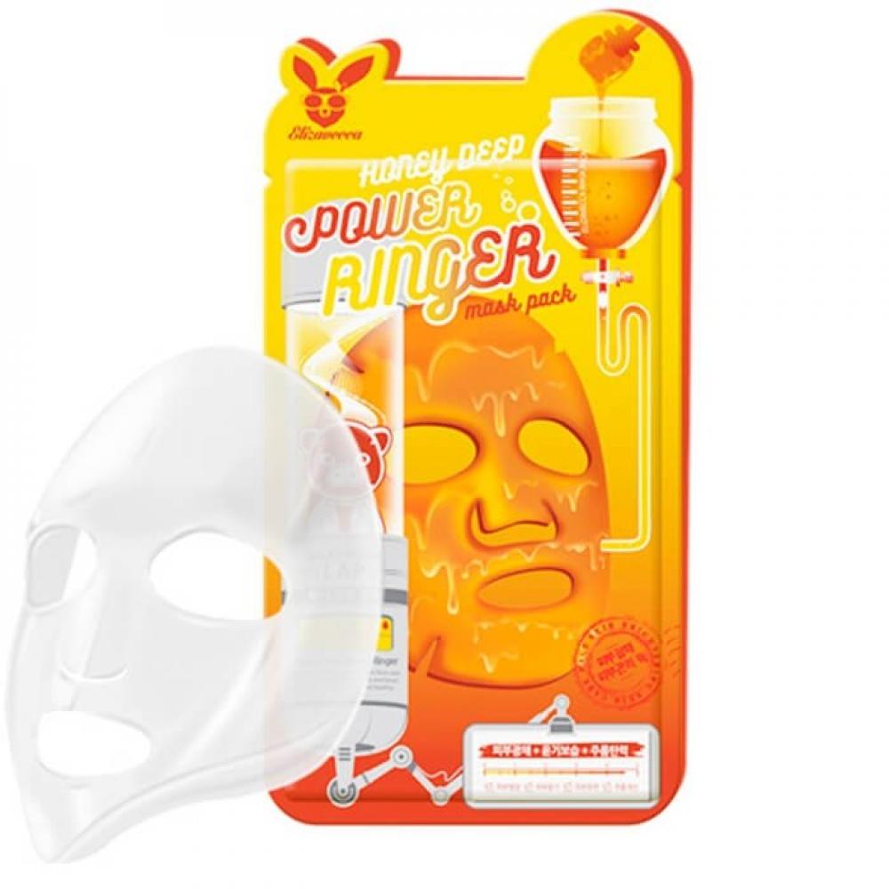 Питательная тканевая маска с медом Elizavecca Honey Deep Power Ringer Mask (1 шт)