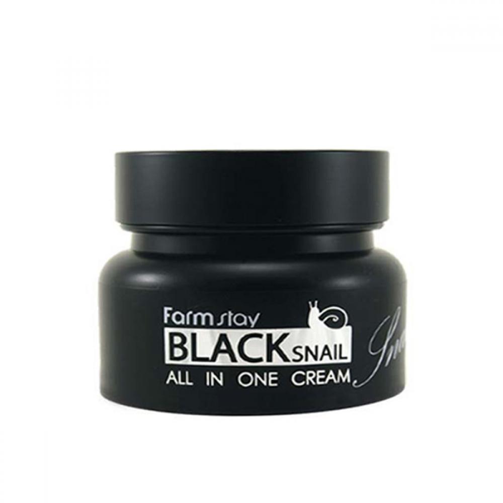 Крем для лица многофункциональный с муцином черной улитки FarmStay All-In-One Black Snail Cream (100 мл)