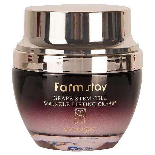 Крем для лица с фитостволовыми клетками винограда FarmStay Grape Stem Cell Wrinkle Lifting Cream (50 мл)