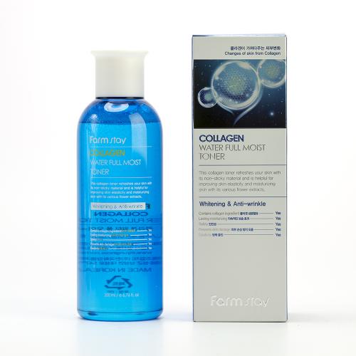Тонер увлажняющий с коллагеном FarmStay Collagen Water Full Moist Toner (200 мл)