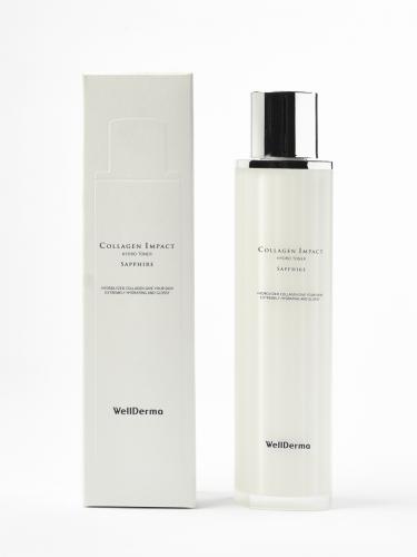 Тонер для лица с коллагеном Wellderma Collagen Impact Hydro Toner Sapphire (100 мл)