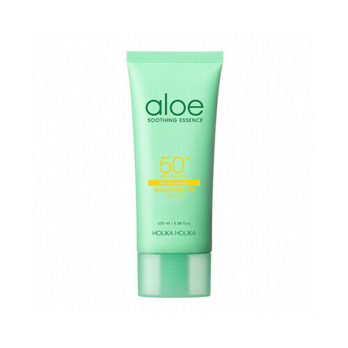 Солнцезащитный крем для лица с алоэ Aloe Waterproof Sun Cream SPF 50+ PA ++++ Holika Holika Aloe Waterproof Sun Cream SPF 50+ PA ++++ 70ml (70 мл)