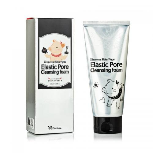 Пенка-маска для умывания ЧЕРНАЯ Milky Piggy Elastic Pore Cleansing Foam, 120 мл