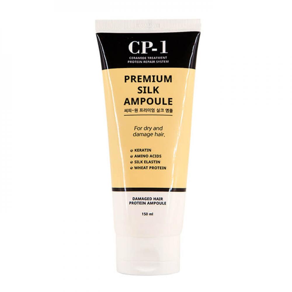 Несмываемая сыворотка с протеинами шелка для волос Esthetic House CP-1 Premium Silk Ampoule (150 мл)