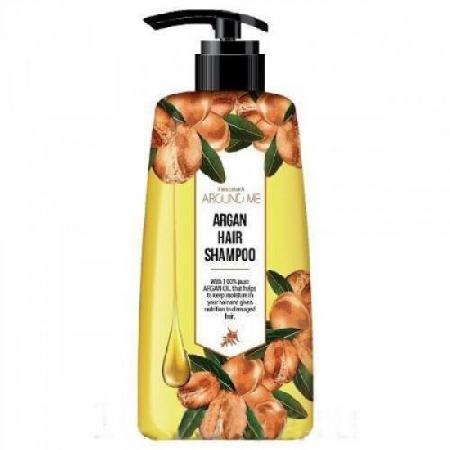 Шампунь для поврежденных волос Around Me Argan Hair Shampoo (500 мл)