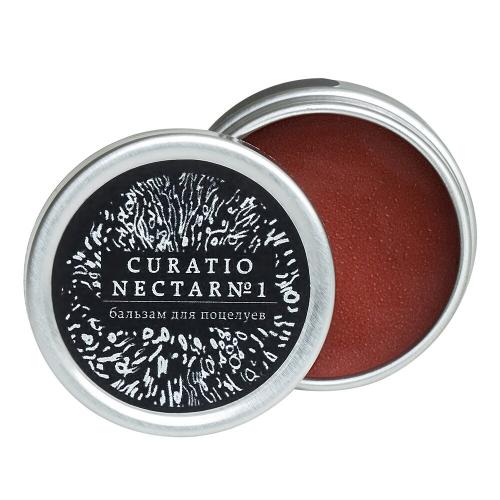 Бальзам для губ Laboratorium оттеночный ромовая клубника Curatio Nectar №1 (10 мл)