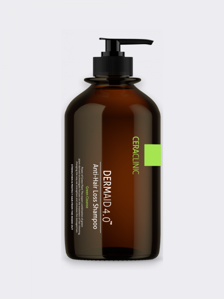 Шампунь для волос против выпадения Evas Ceraclinic DERMAID 4.0 Anti-Hair Loss SHAMPOO Green Cleanse (1000 мл)