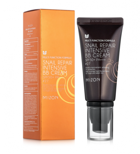 ББ-крем с экстрактом муцина улитки MIZON Snail Repair Intensive BB Cream SPF50+ РА+++ #27 (50 мл)