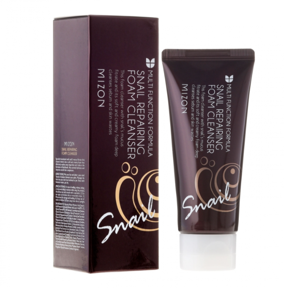 Улиточная пенка для лица MIZON Snail Repairing Foam Cleanser (60 мл)