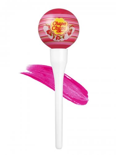 Жидкая помада-тинт Chupa Chups в оттенке "Raspberry & Cream" (7 г)