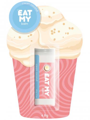 Бальзам для губ EAT MY "Сливочный кокос"