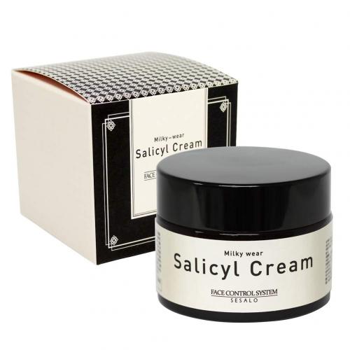 Салициловая маска-пилинг для глубокого очищения пор ELIZAVECCA SESALO MILKY WEAR SALICYLIC CREAM 50 мл