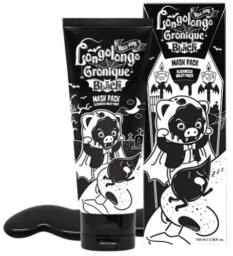 Маска-плёнка Elizavecca Hell-Pore Longolongo Gronique Black Mask Pack