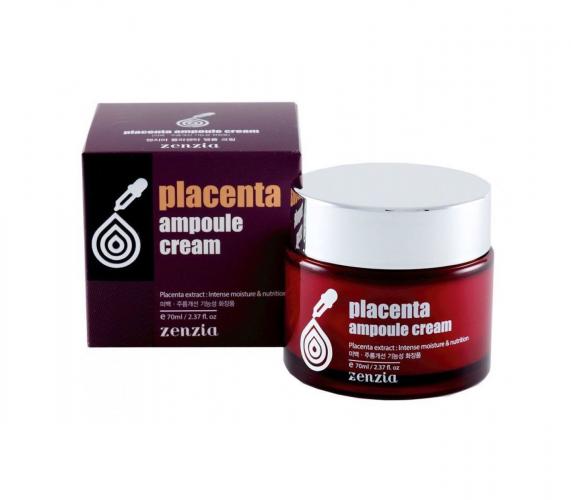 ZENZIA Плацентарный крем для лица Placenta Ampoule Cream