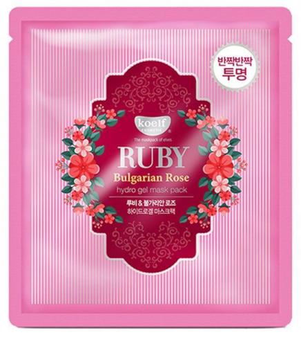Гидрогелевая маска Koelf Ruby & Bulgarian Rose Hydrogel Mask Pack