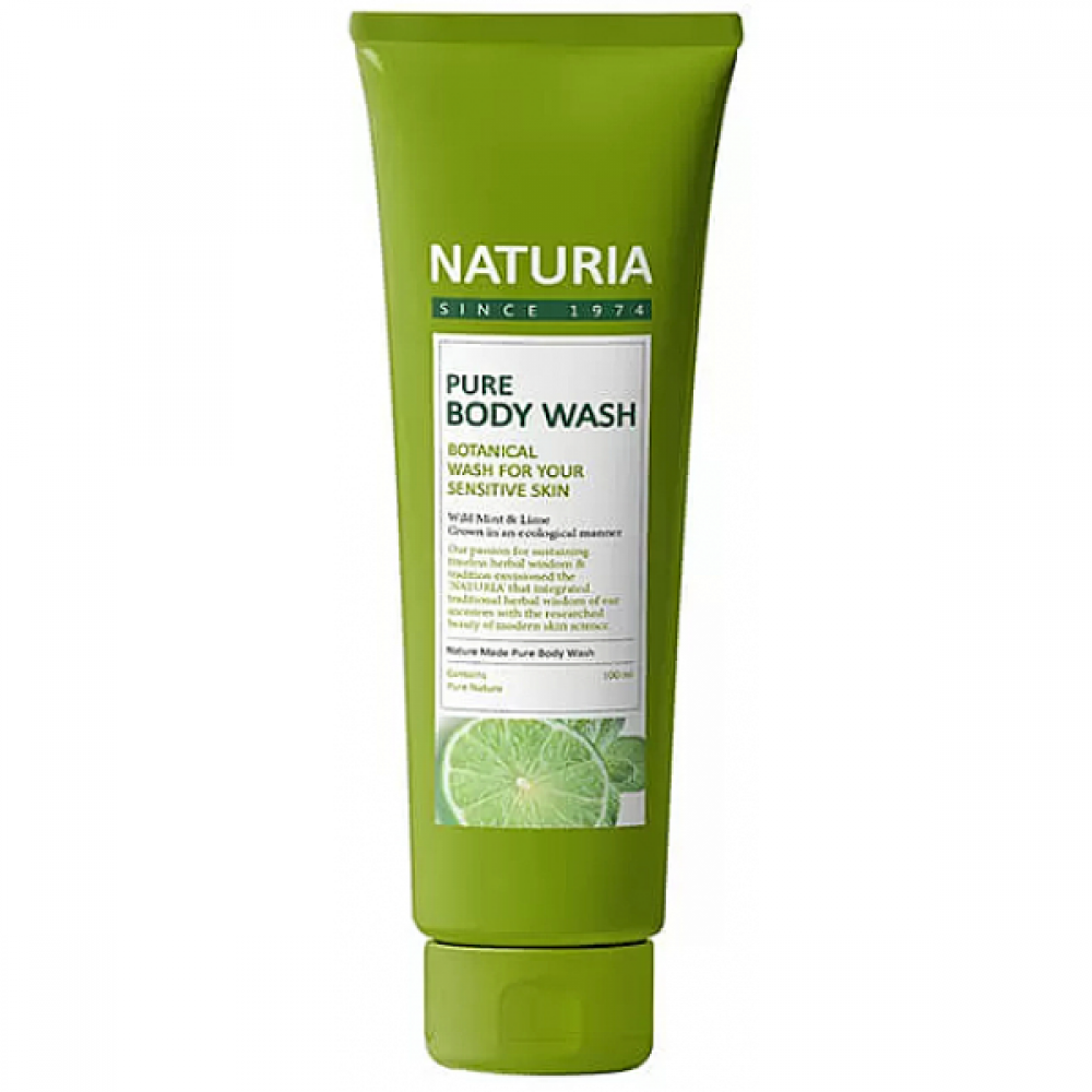 Гель для душа с мятой и лаймом NATURIA Pure Body Wash (Wild Mint & Lime) (100 мл)