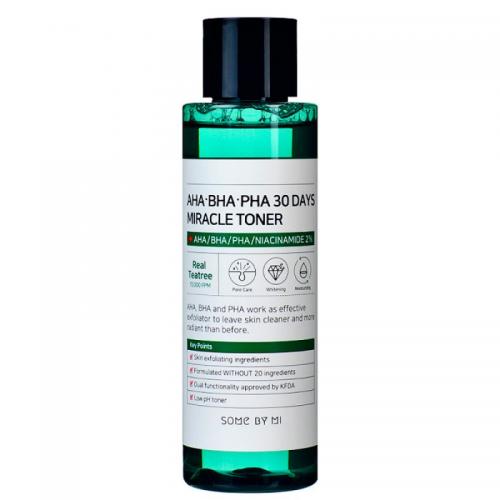 Тонер SOME BY MI AHA BHA PHA 30 Days Miracle Toner 30 Day Miracle Cleansing 