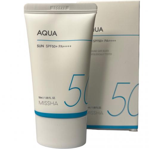 Солнцезащитный гель для лица Missha All Around Safe Block Aqua Sun Gel SPF 50+/PA++++, 50мл