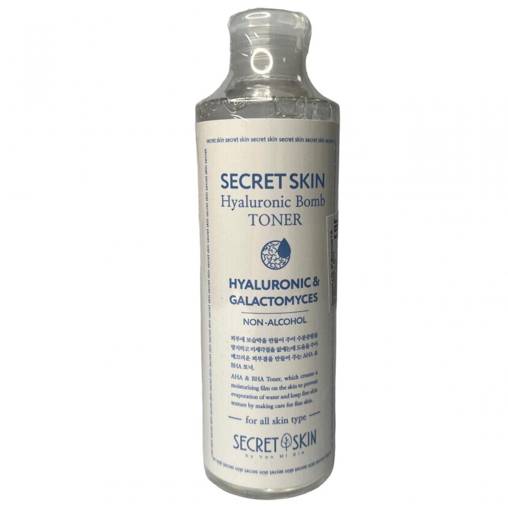 Тонер для лица гиалуроновый Secret Skin Hyaluronic Bomb Toner, 250мл