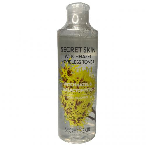 Тонер для лица с экстрактом гамамелиса Secret Skin Witchhazel Poreless Toner, 250мл