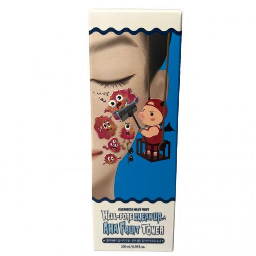 Тонер-пилинг с фруктовыми кислотами Hell-Pore Clean Up Aha Fruit Toner, 200 мл