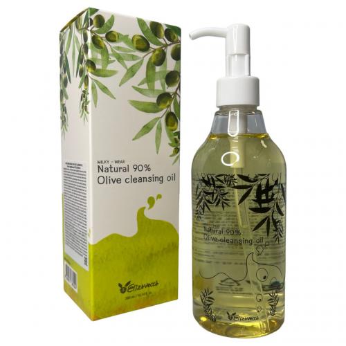 Гидрофильное масло ELIZAVECCA Natural 90% Olive Cleansing Oil 300 мл